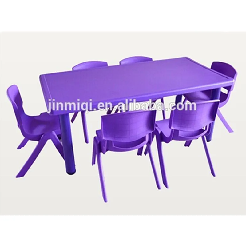 

Children Transforming Plastic Chair Small Kids Rectangular Table, As pic