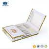 Gold supplier cardboard cigarette box packaging with window blind for custom cigar boxes