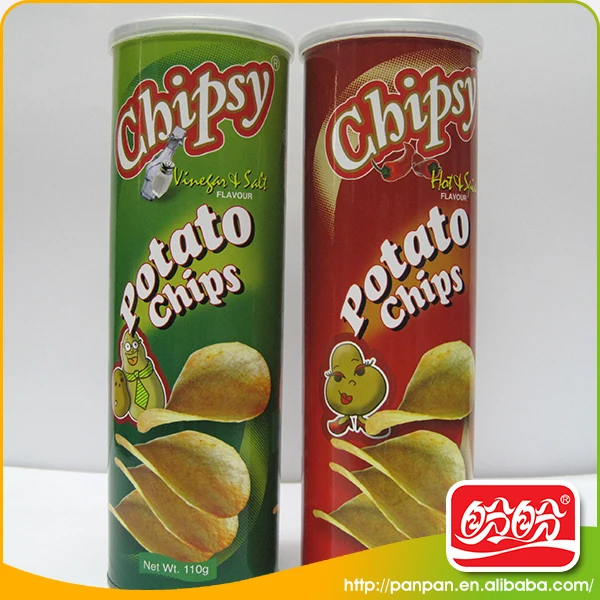 
halal snacks Canned packaging OEM potato chips 