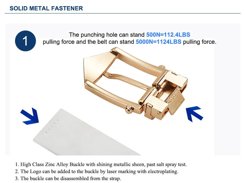 Strong Solid Military White Tactical Belt Belt Military