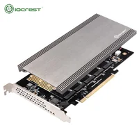 

PCIe 3.0 x16 to 5 M.2(SATA) B-key Card support 2230,2242,2260,2280 ssd size