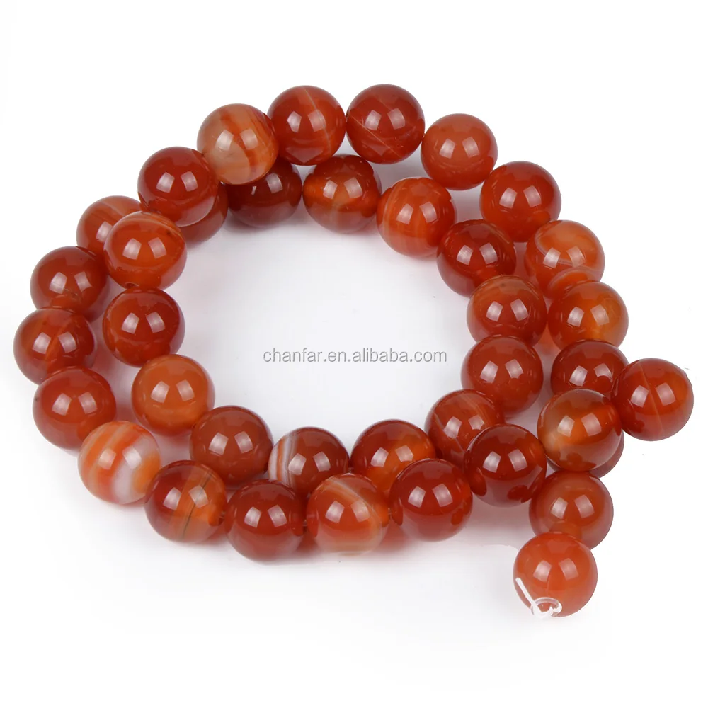 

4mm 6mm 8mm 10mm 12mm Selection Orange banded striped Onyx Beads