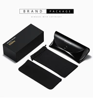 

Factory Hot Selling Fashion Box Custom Logo Leather Sunglasses Case With Logo