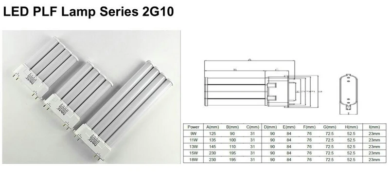 LED PLF Lamp Series 2G10  ED Light Led Compact Light LED Lamp Led Compact Lamp Led PL Lamp Led CFL Light.jpg