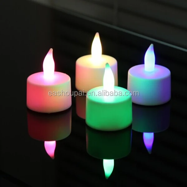 Colour Changing Indoor LED Battery Operated Tea Lights wedding party decoration Christmas candle light