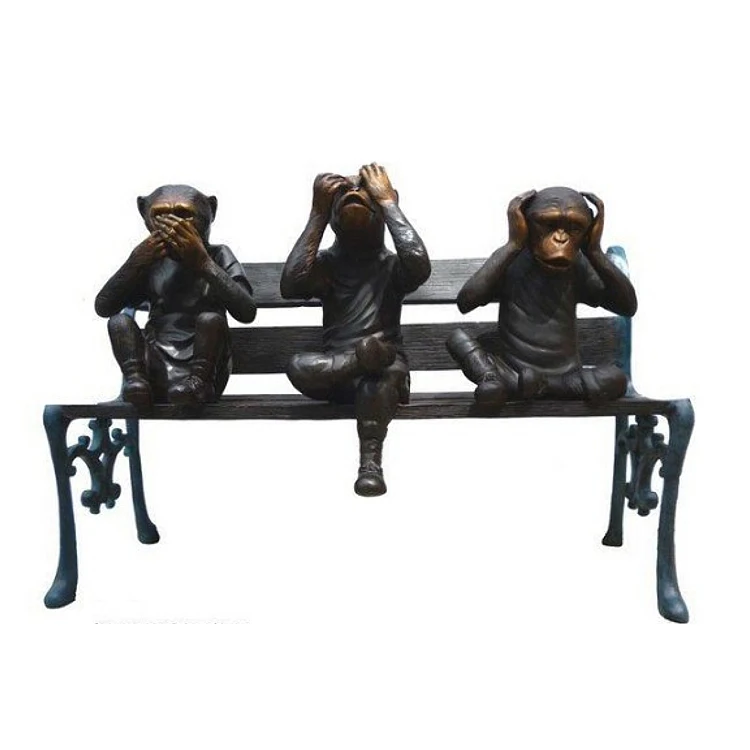 Antique Brass Monkey Home Decor Monkey Garden Statues Buy Antique