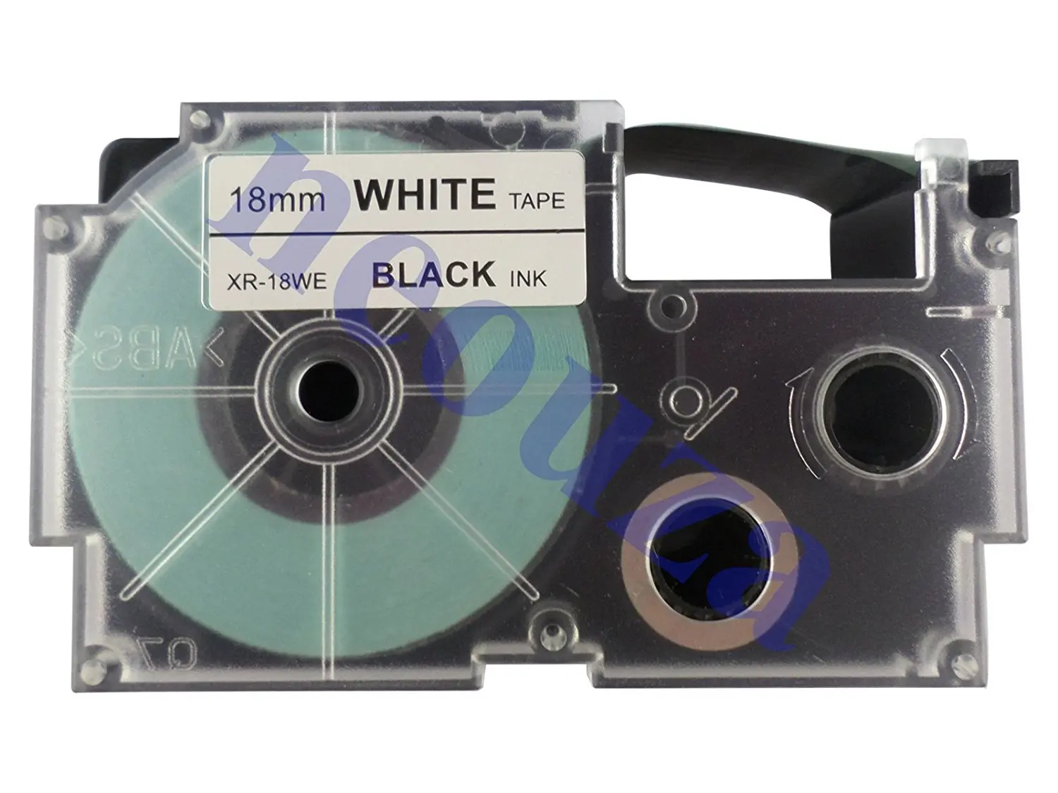 Compatible for Casio EZ-Label Tape 18mm Black on White XR-18WE1 8m LABEL IT!