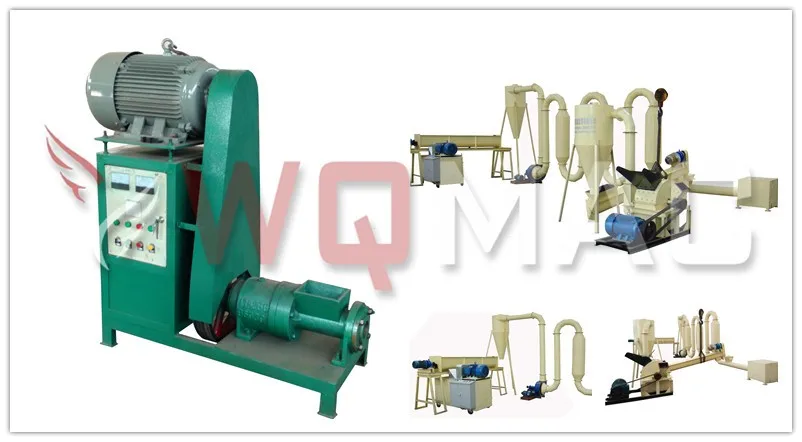 sawdust screw extruder