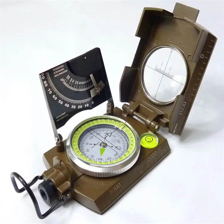 
Military Compass Outdoor Camping Equipment 4074,Clinometer Compass with Glass and Paper box packaging  (635654780)