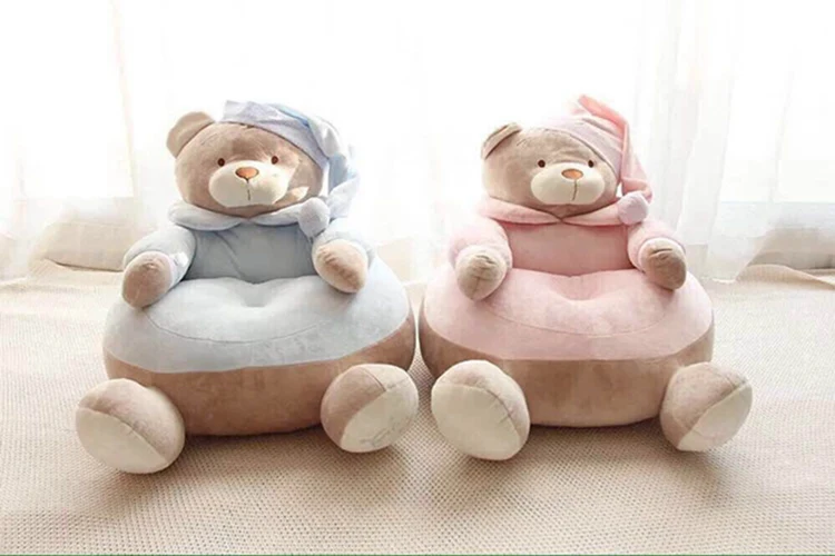 Sleepy Bear Design Kids Cartoon Sofa With Pajama Teddy Sleepy Bear Design Kids Cartoon Sofa With Pajama Teddy Plush Baby Animal