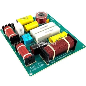 300W 3 Way Treble Medium Bass Speaker Frequency Divider Crossover Filter Speaker Crossover 2