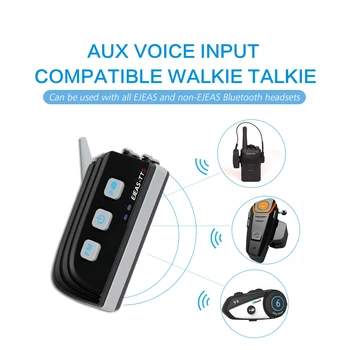 Popular 4 Riders 1500m Intercom Headset With Audio Input Tts Bt