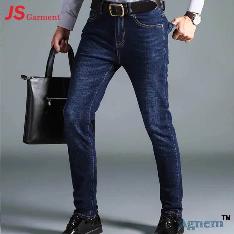 

65336 Stable Quality Latest Straight Design Men Business Jeans Casual Fashion Denim Jeans