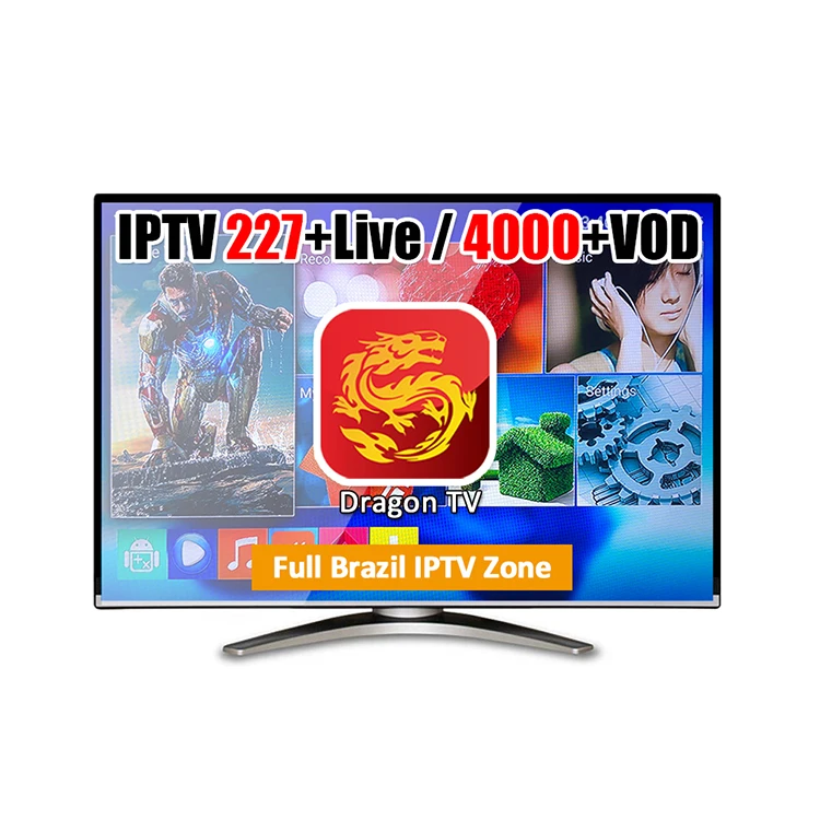 1 Year IPTV Subscription Brasil SUBTV with 4000vod Android IPTV Server 4K IPTV Streaming TV Box