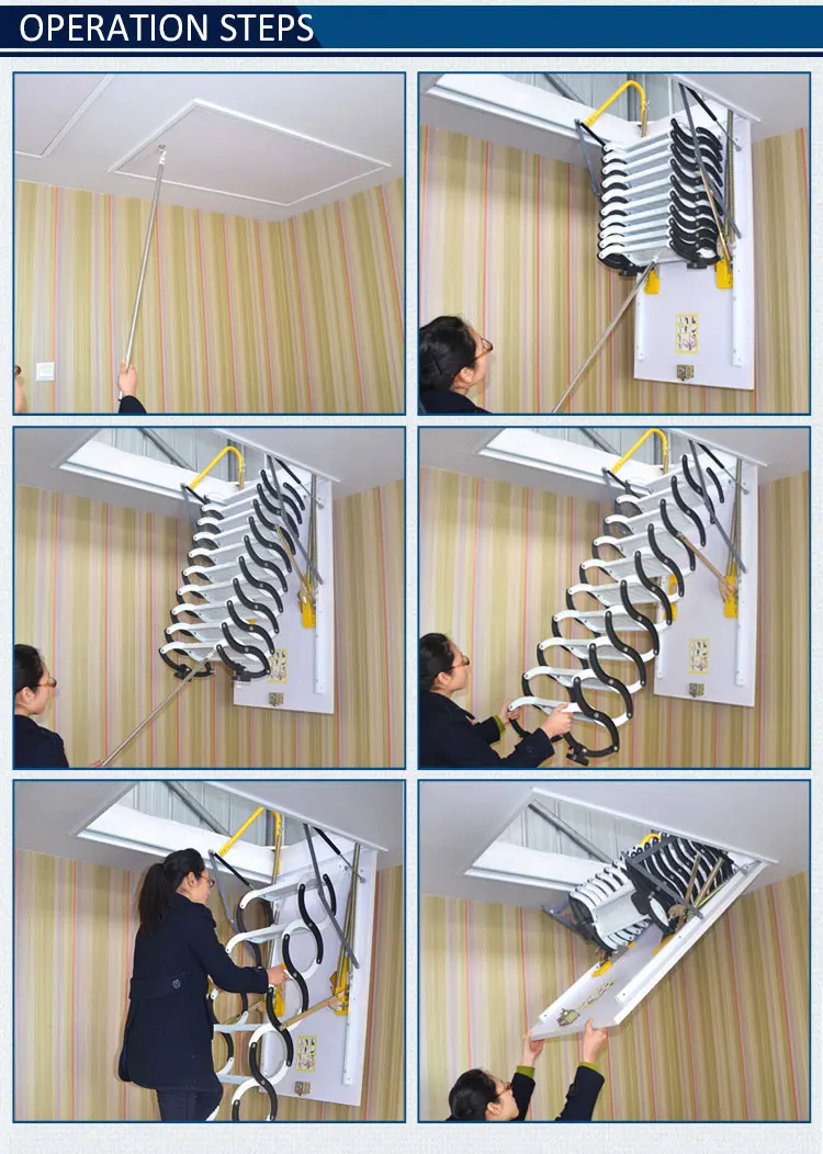 folding attic ladders for access