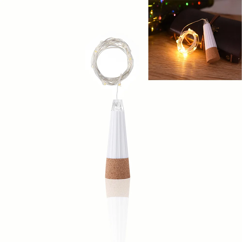 

Novelty 1.5m 15L USB Rechargeable Battery LED Cork Bottle Light