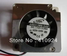 Used Free Shipping DC12V 0.10A Server Cooling Fan For ADDA AB4512HB-QA0 Server Blower Fan 45x45x8mm 2-wire
