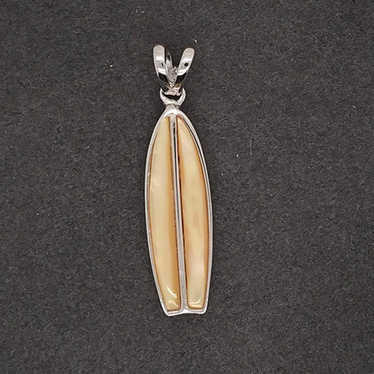 Simple Women Silver Bjioux Pearl Oyster Boat Pendant For Party Dress