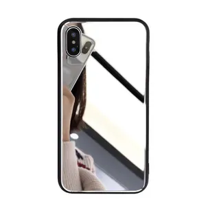 Fashion Tempered Glass Make-up Mirror Phone Case For iPhone XS MAX XR X 8 7 6 Plus