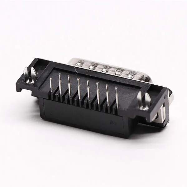 Rs485 Rs422 Angled Plug Vga D-sub 15 Pins Db15 Male Connector - Buy 