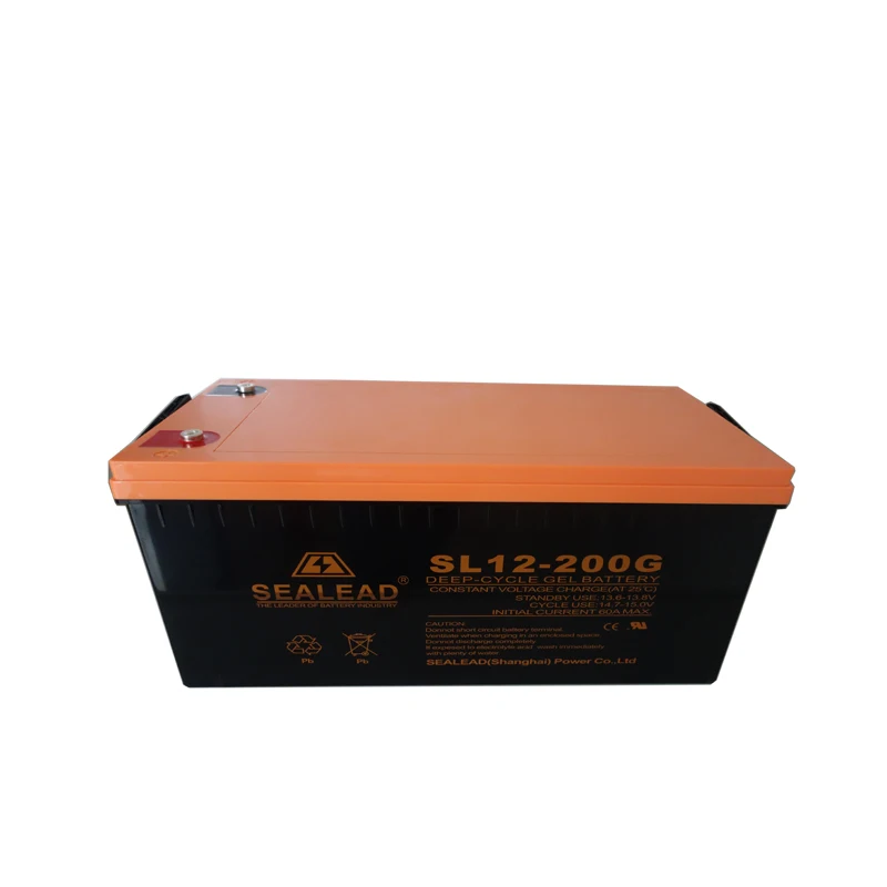 
Hot Sale Promotional Sealed AGM Deep Cycle Gel Battery 12V 200ah 