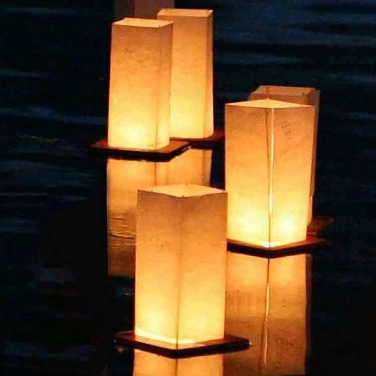 
Eco Friendly Chinese Paper Floating Water Lantern Wholesale 