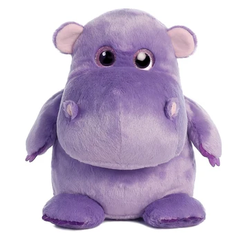 stuffed purple hippopotamus