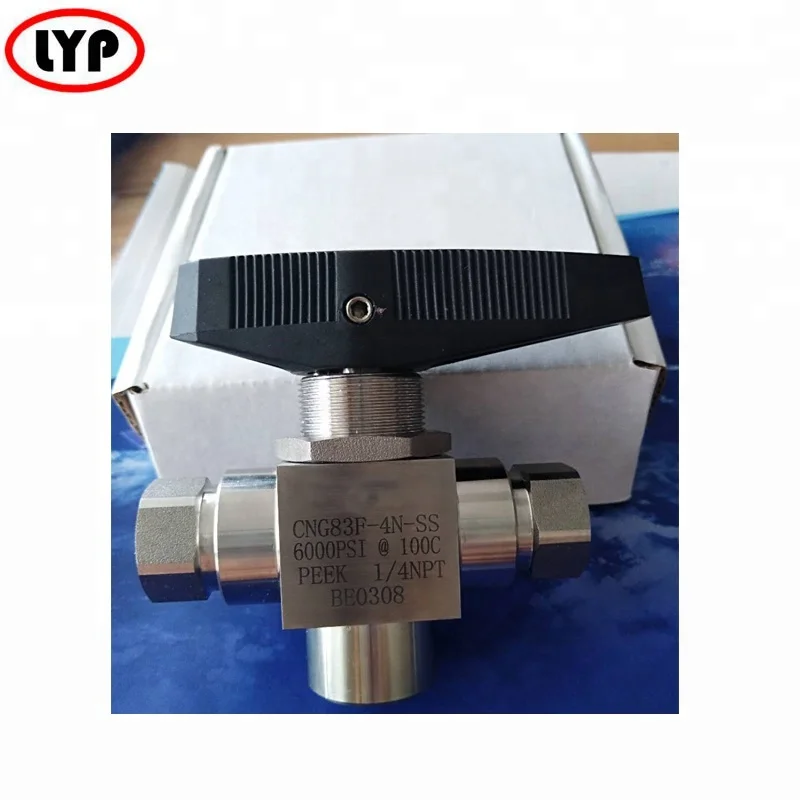 
cng 3 way ball valve for cng dispenser 