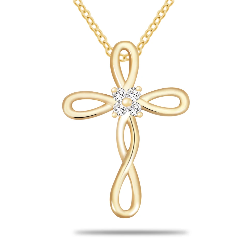 

New Design Custom 14K Gold Plated Pendant Necklace