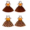 Boutique hot sale girls dress thanksgiving turkey animal pattern clothing dress kids frock designs casual kids dress