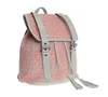 Fashion leopard print pink canvas backpack for teenager girl