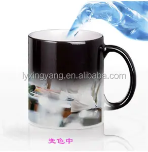 Image of color change mug,magic mug,hot water color changing cup