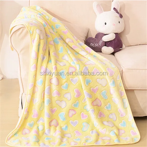 Baby Customized Blue Handmade Customized Animal Thick Plush Blankets