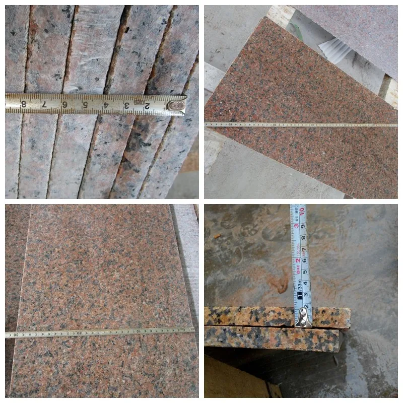 Tân cương Tianshan Red Granite Sàn Gạch