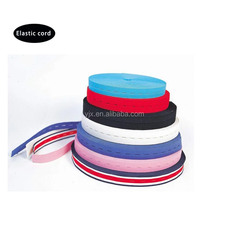 2019 Wholesale custom 2cm colored Elastic Band for clothes, notebook and backpacks factory supplier