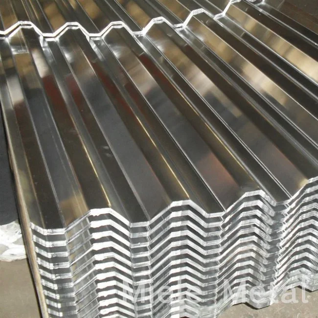Corrugated Aluminum Plate Thick 0.5mm 0.6mm 0.7mm Alloy 3003 1100 3004
