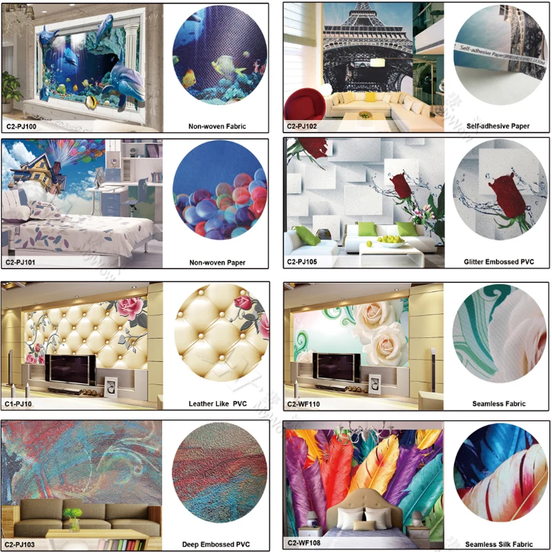 Prepasted Wall Murals Waterproof Decorative For Living Room Nature