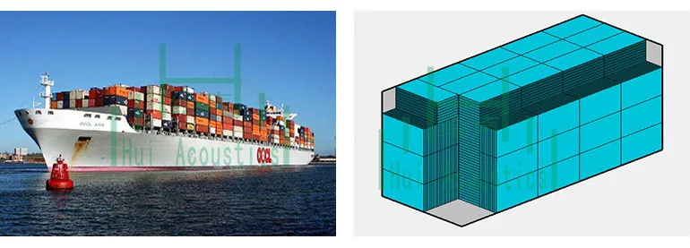 Fabric Wall Panel With Sound Absorbing Shipping