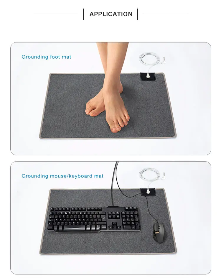 Physical Therapy Anti-static Conductive Earth Grounding Mat For Pain ...