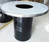 custom indoor korean bbq grill, stainless steel electric grill table