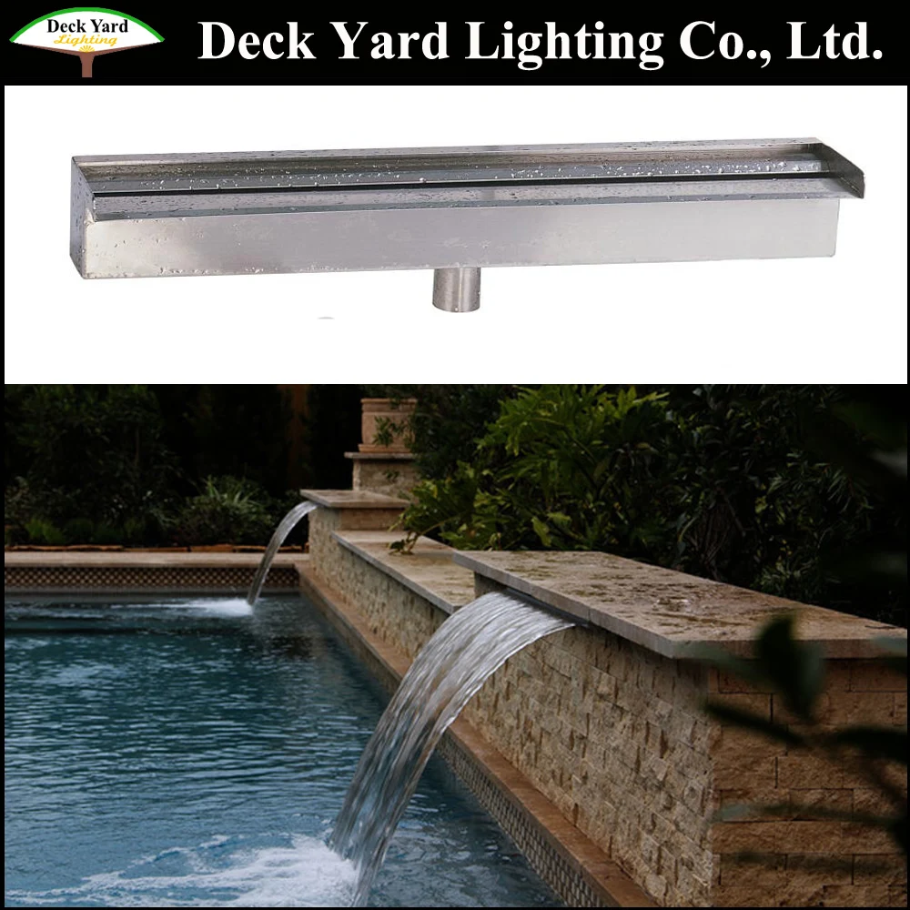 Zwembad water blade waterval water tuin kunstmatige rock waterval ...