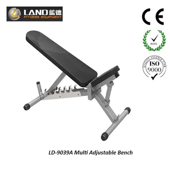 Land Fitness Ld 9039a Multi Adjustable Bench Free Weight Training