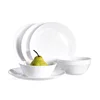 New product ideas 2019 wholesale OEM unbreakable dinner set 8 PCS White Melamine Dinnerware Set chinese dinner set