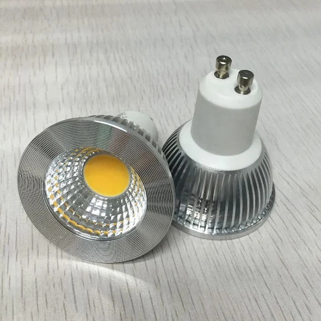 Indoor Small LED Spot Light Bulb mr16 Light Fixture AC 85-265V 60 Degree GU10 GU5.3 COB Spotlight
