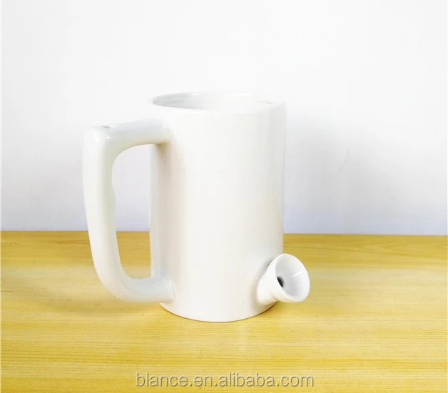 custom cheaper Tobacco pipe Mug for smoking pipe mug 2019 popular wake and bake mug pipe coffee