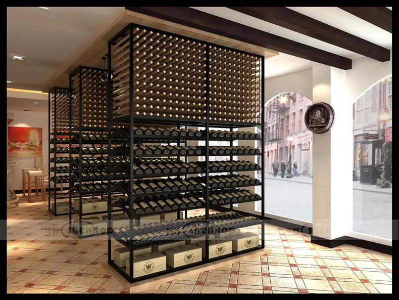 Shentop Stainless Steel Wine Rack Cabinet Cabinet Refrigerated