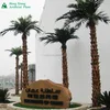 Latest design all kinds of plastic palm trees decorative metal palm trees