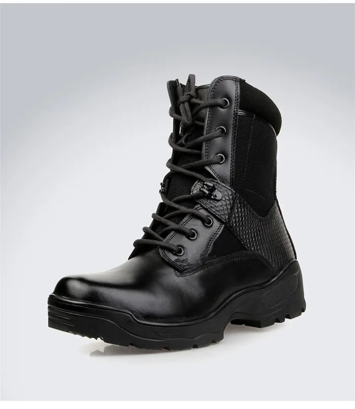 Black Patent Leather Military Boots - Buy Black Boots,Military Boots ...
