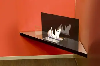 Contemporary Design Corner Installation Fireplace Bio Ethonl For
