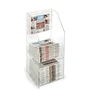 /product-detail/tiered-clear-acrylic-newspaper-rack-with-header-for-table-60682654892.html